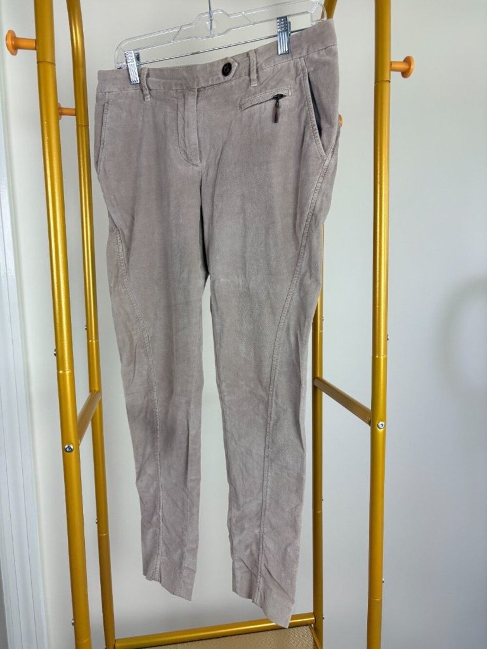 Brunello Cucinelli ITALIAN Womens Khaki Pants 8